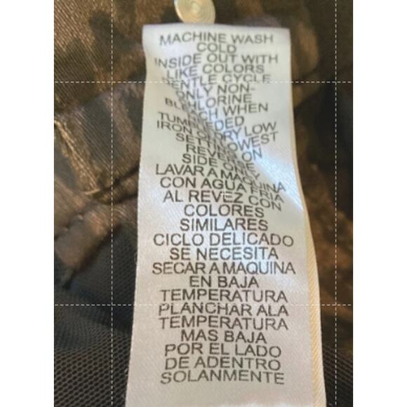 Wit & Wisdom Ab-Solution High Rise Ankle Skimmer Jeans Size 4 Brown Leopard NWT - Picture 6 of 6